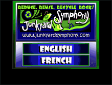 Tablet Screenshot of junkyardsymphony.com